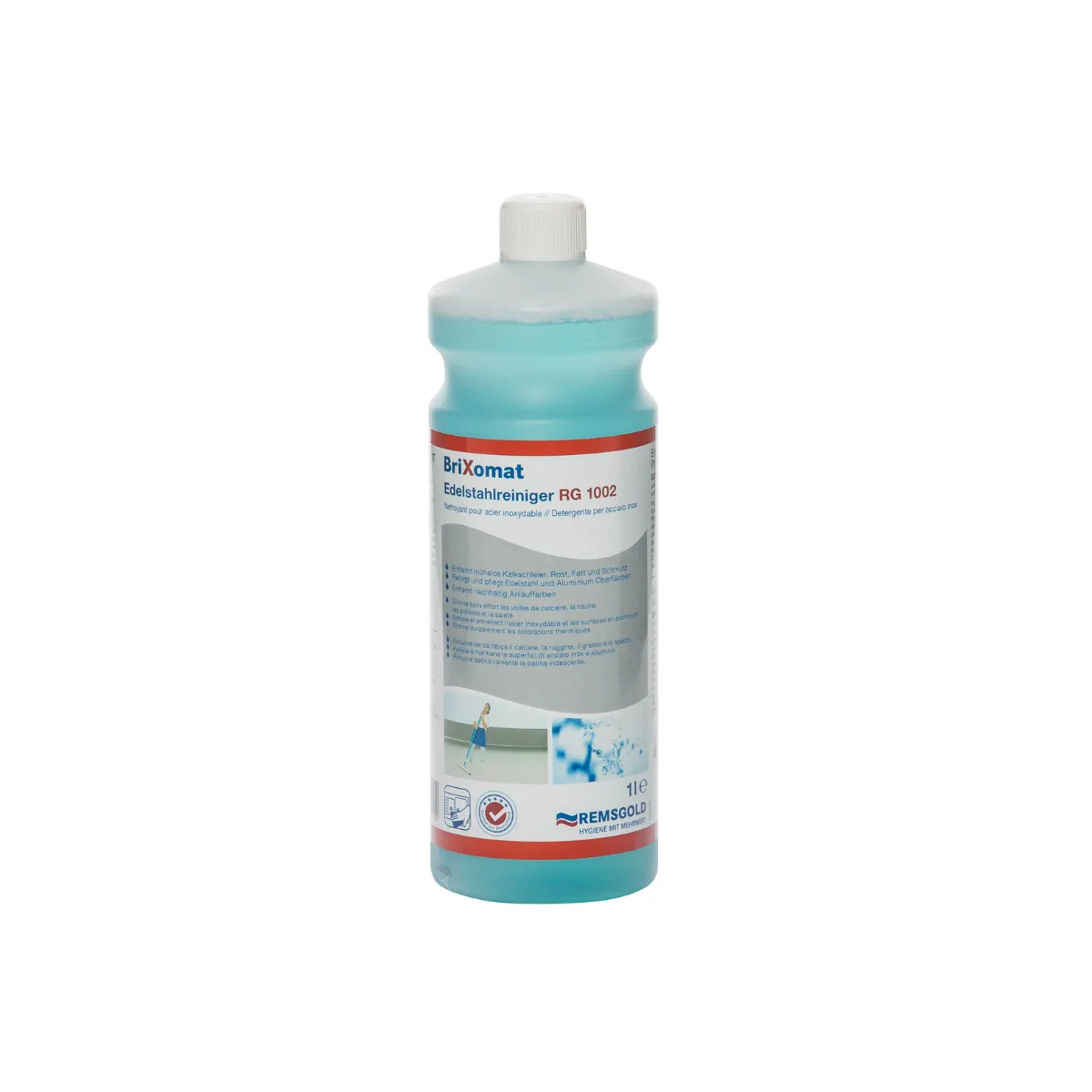 BriXomat Edelstahlreiniger RG 1002, 1 l Flasche