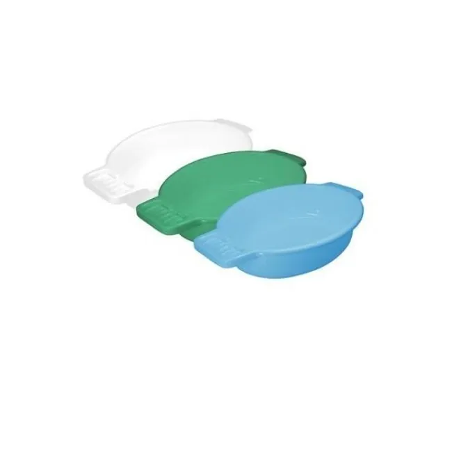 Waschschale mit Seifenablage, mit Griffmulde, 5,5 L - weiß