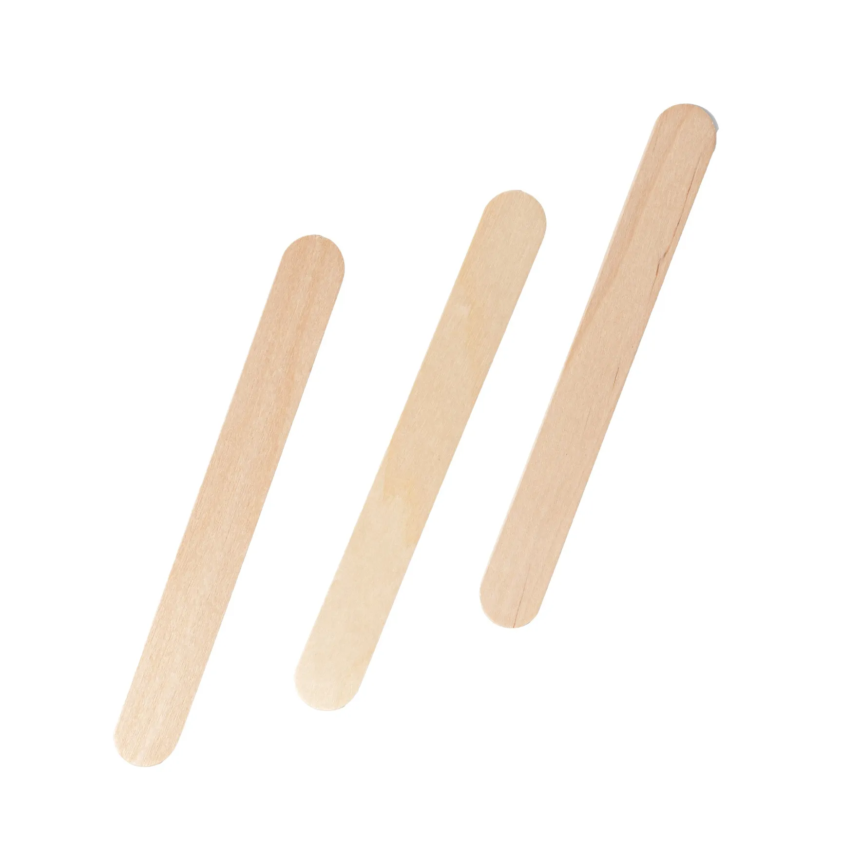 Mundspatel aus Birkenholz, ca. 150x18x1,5mm - einzeln