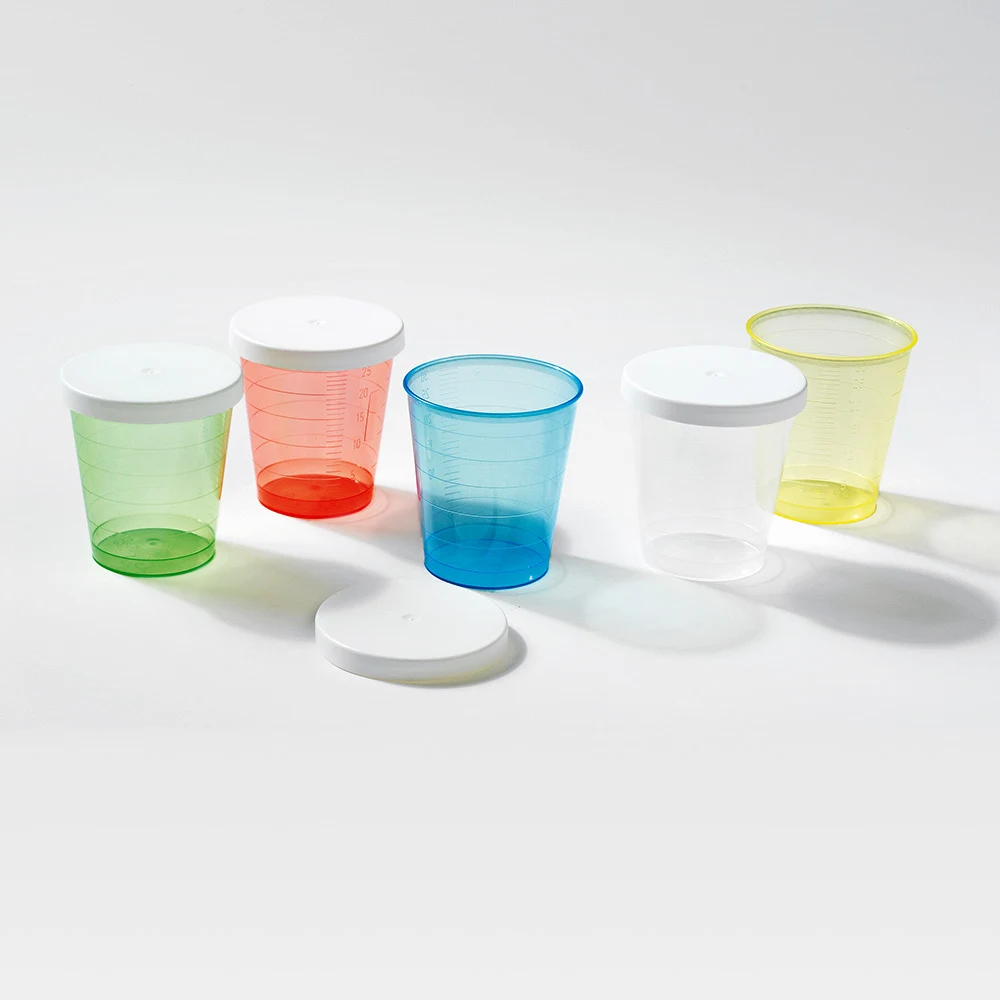 Deckel PE zu Einnehmebecher Beutel mit 75 Stück weiß