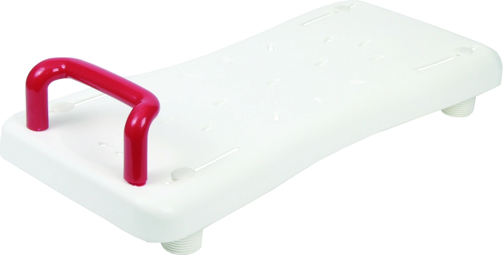 Badewannenbrett weiss mit Handgriff, max. 200 kg, L = 70 cm,