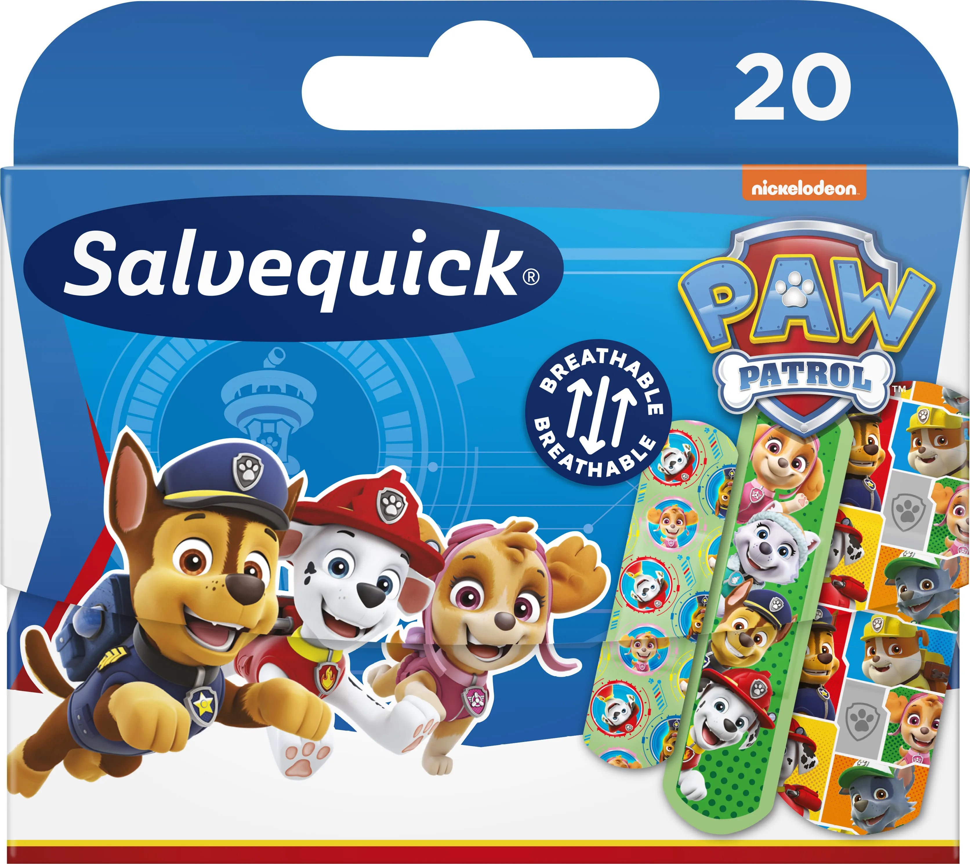 Salvequick® Kinderpflaster Paw Patrol wasser-/schmutzabweise