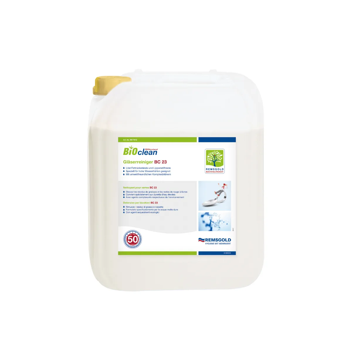 BCP Gläserreiniger BC 23, 12 kg Kanister