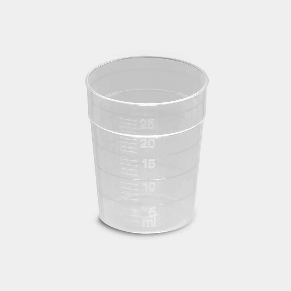 melipul EINWEG-Medikamentenbecher 25ml Pack 150 Stück farblo