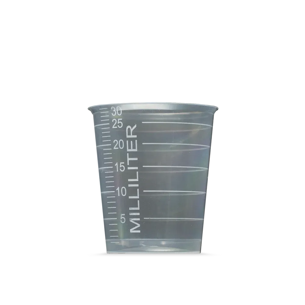 MED COMFORT BASIC Einmal Medizinbecher, 30 ml, transparent