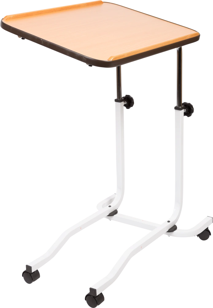 Bein für bedttisch, weiss Stahl