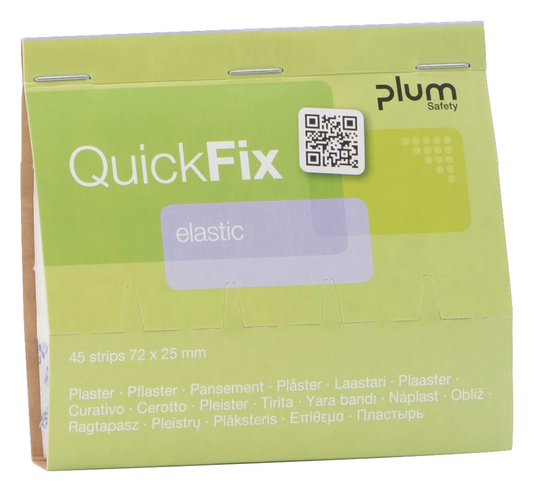 Plum QuickFix Elastic Refill mit 45 Pflasterstrips