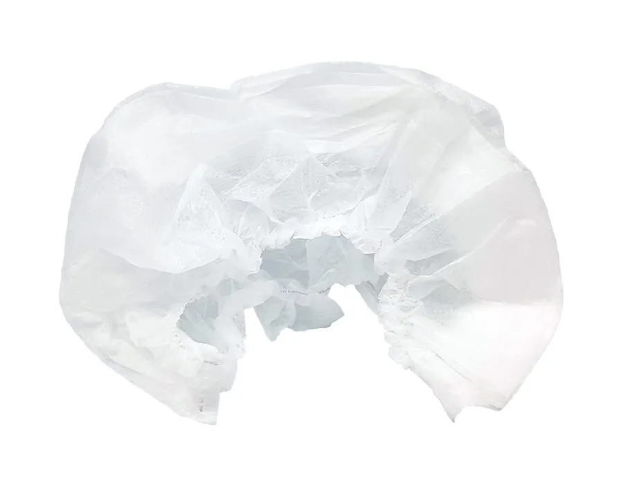 Einweg-Kopfschutzhauben weiß 200 Stück Vlies