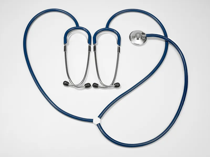 Lehrstethoskop schwarz