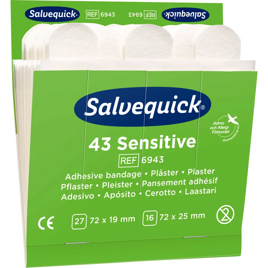 Salvequick Sensitive Pflaster / Nachfüllpackung