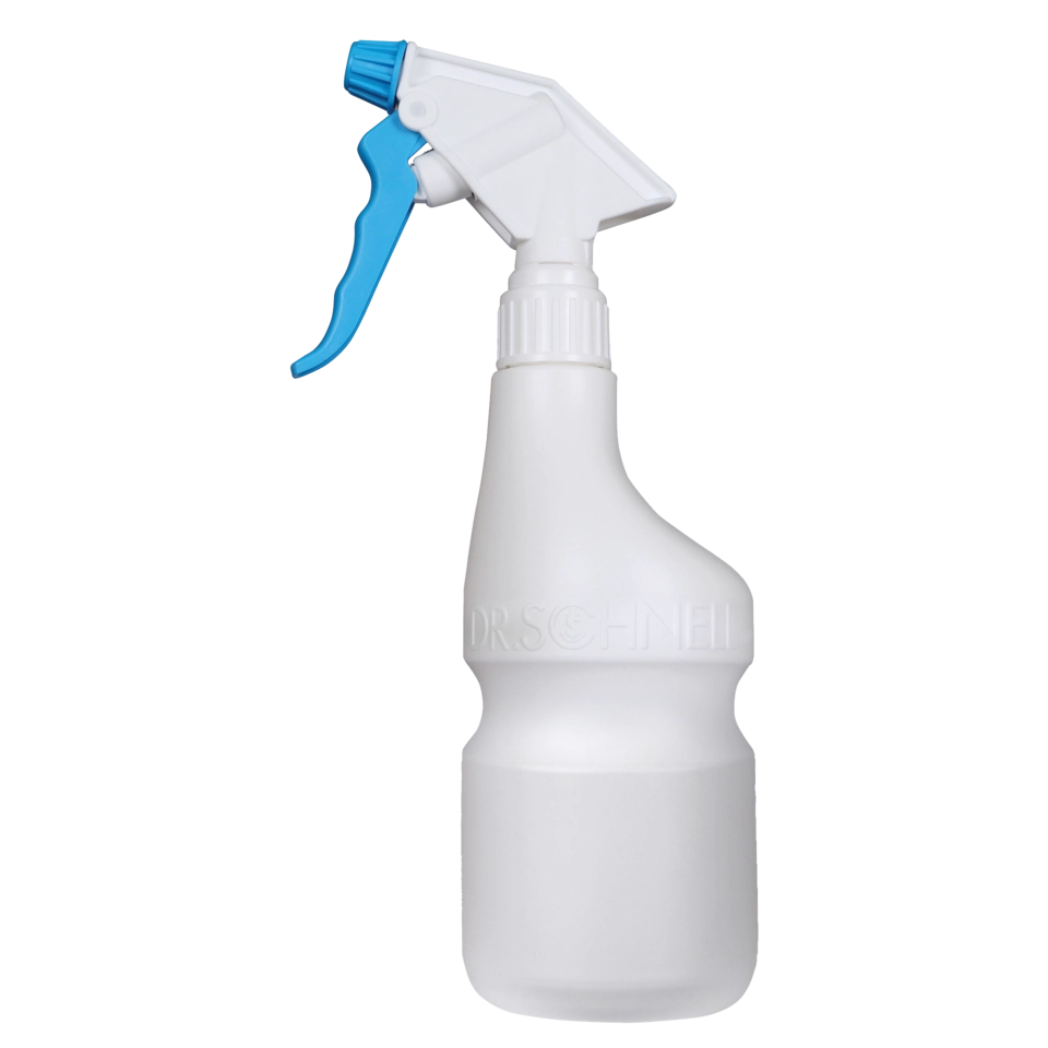 Handsprühflasche neutral rot/weiß/blau Sprühkopf