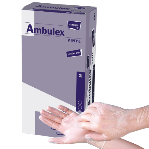Ambulex Vinyl Handschuh Größe S