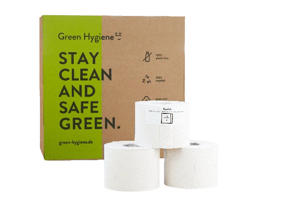 Green Hygiene® KORDULA Toilettenpapier Kleinrolle, 3-lagig