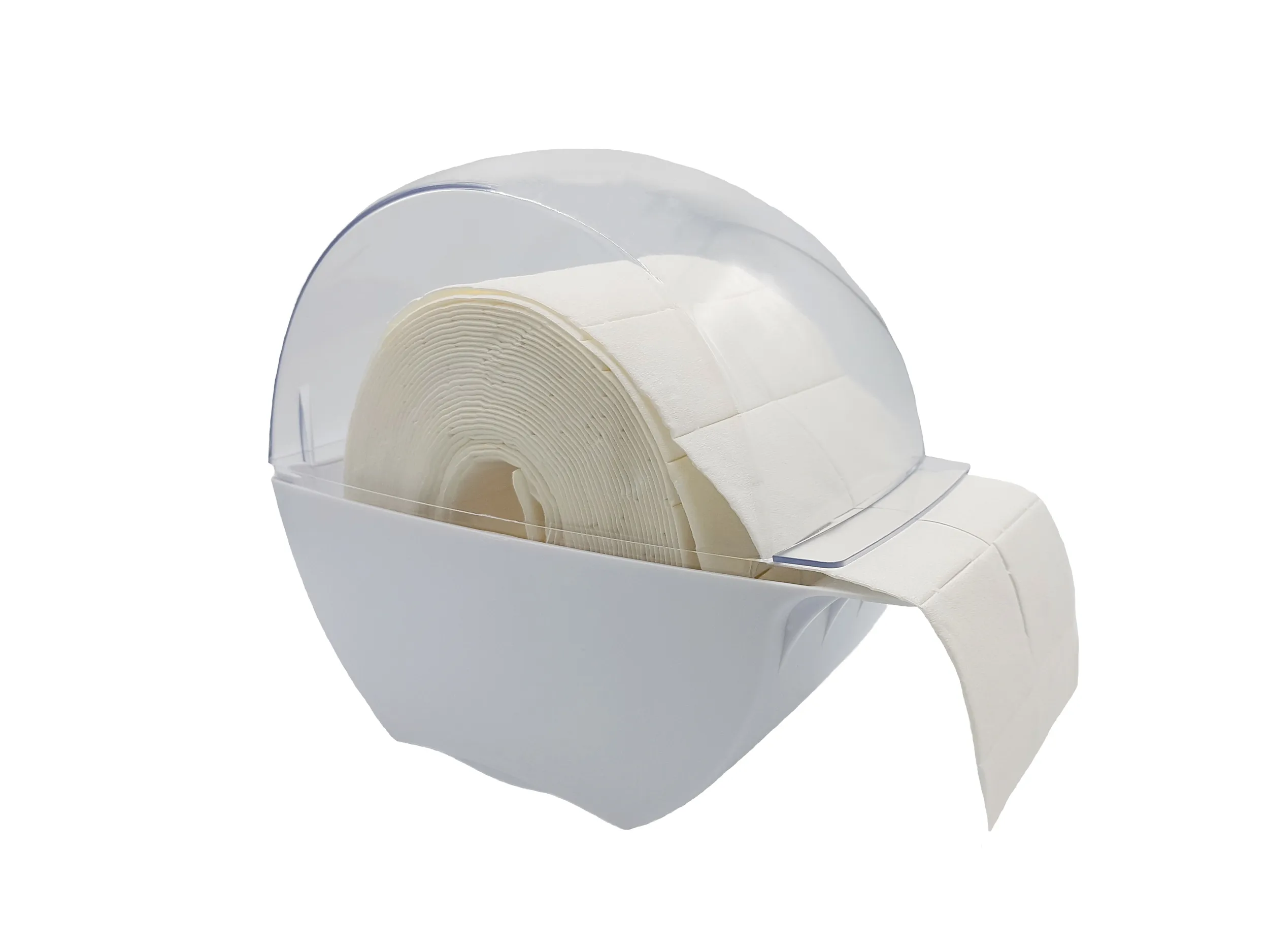 Spender für Zellstofftupfer für 500 Tupfer auf der Rolle