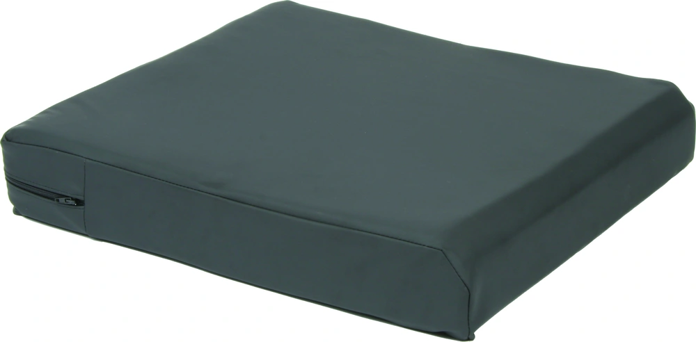 Sitzkissen Viskose, schwarzem Inkontinenzbezug 40x40x8cm