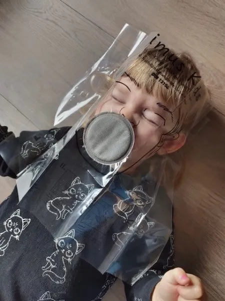 Einmal-Notfallbeatmungshilfe für die Beatmung von Kindern