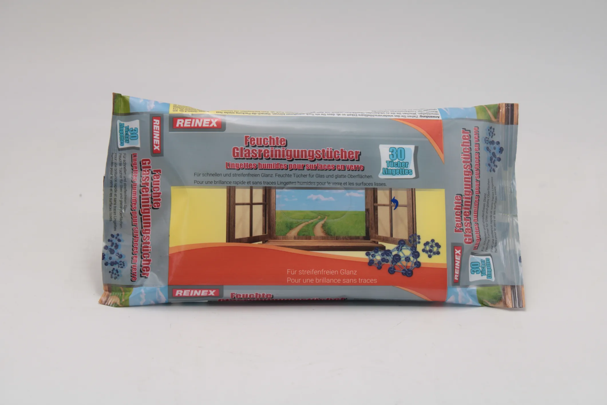 Feuchte Glasreinigungstücher 30-er