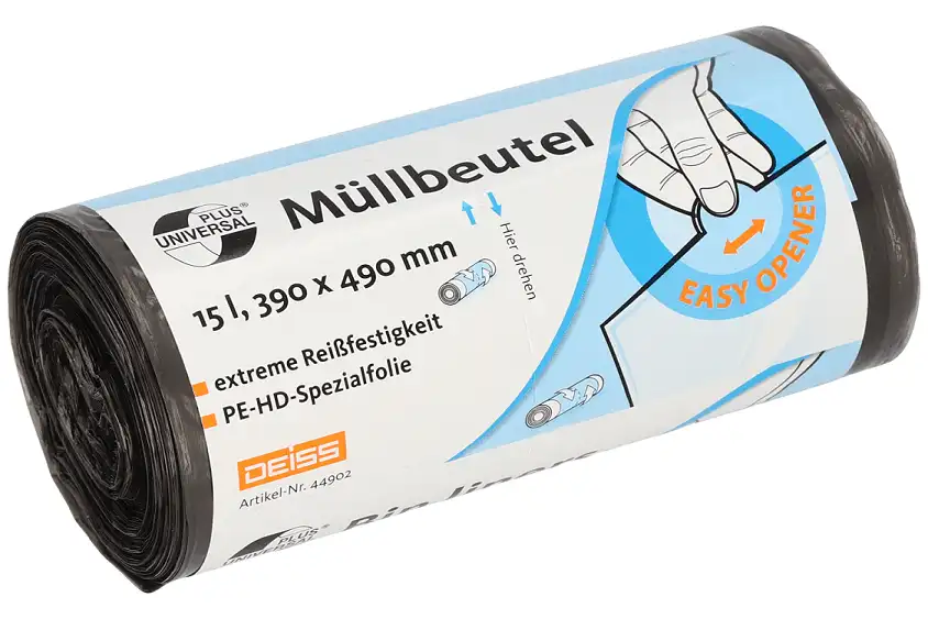 Deiss UNIVERSAL PLUS Müllbeutel aus HDPE 15 L
