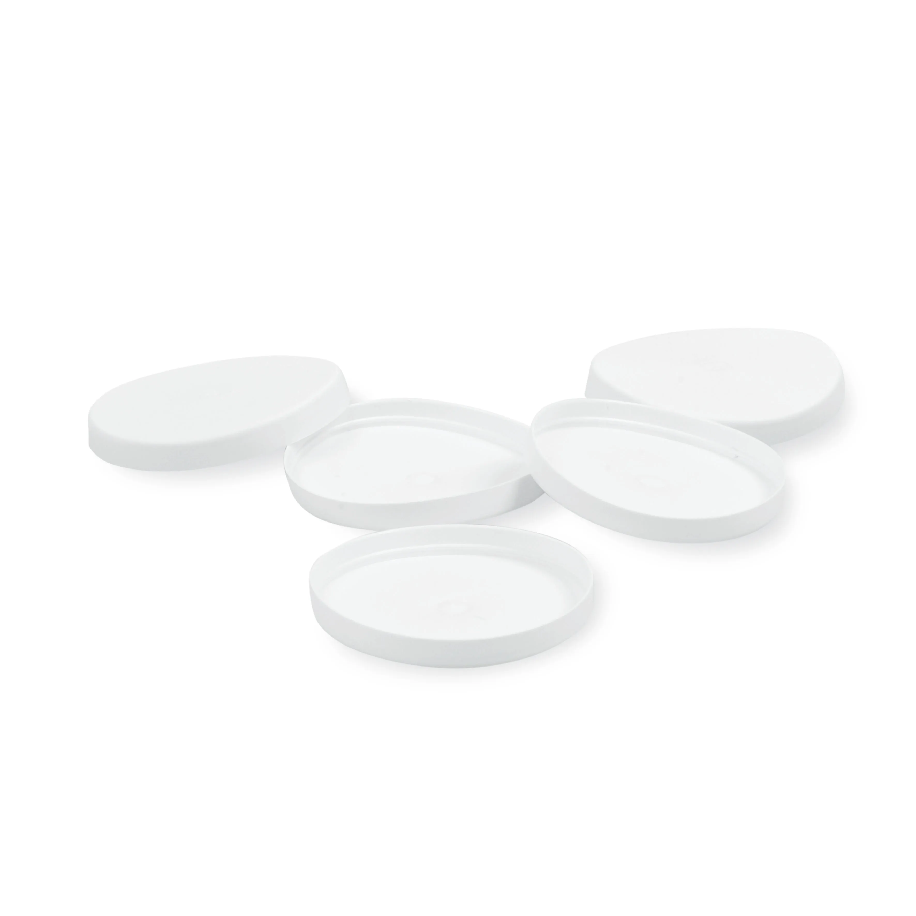 Medizinbecher-Deckel, Weiß