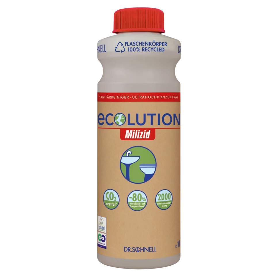 ECOLUTION MILIZID ULTRAHOCHKONZENTRAT Flasche SAFE 1 Liter