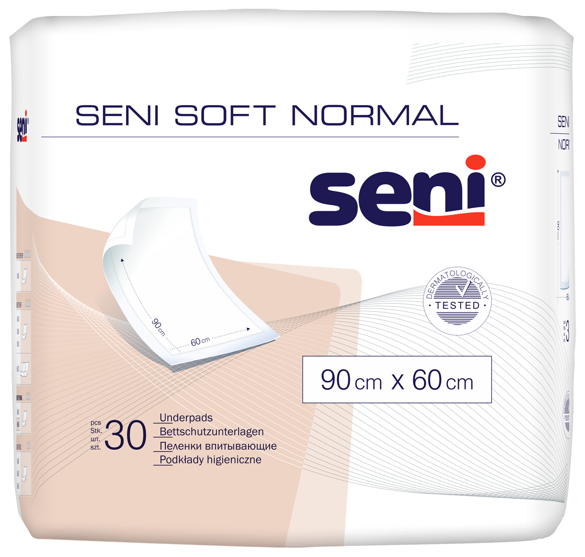Seni Soft Normal Bettschutzunterlage 40cm x 60cm / 30 Stück