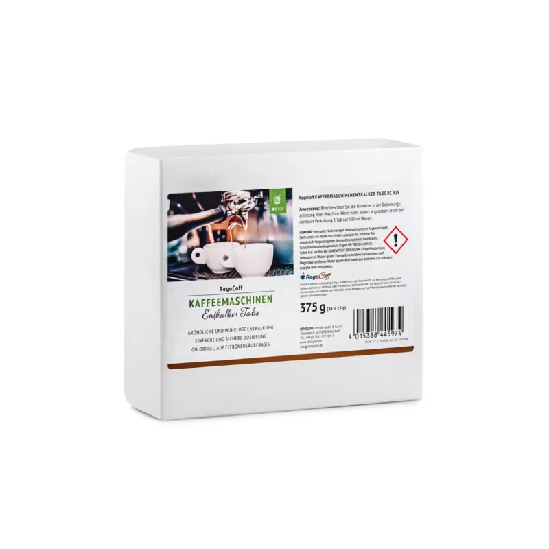 RegoCoff Kaffeemasch.entkalker Tabs RC 929, 25x15g /VPE