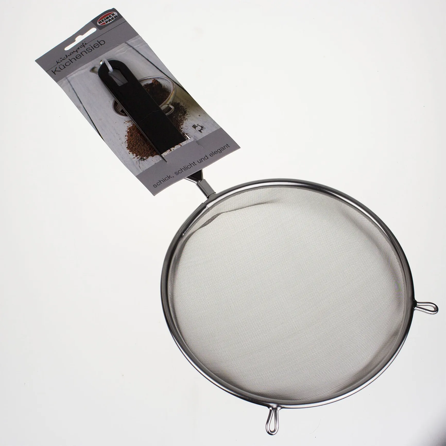 REINEX Küchenprofi Küchensieb Griff schwarz, Ø 32 cm