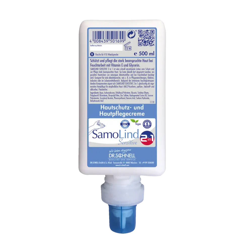 SAMOLIND SENSITIVE 2IN1 Spenderflasche V10 500 ml