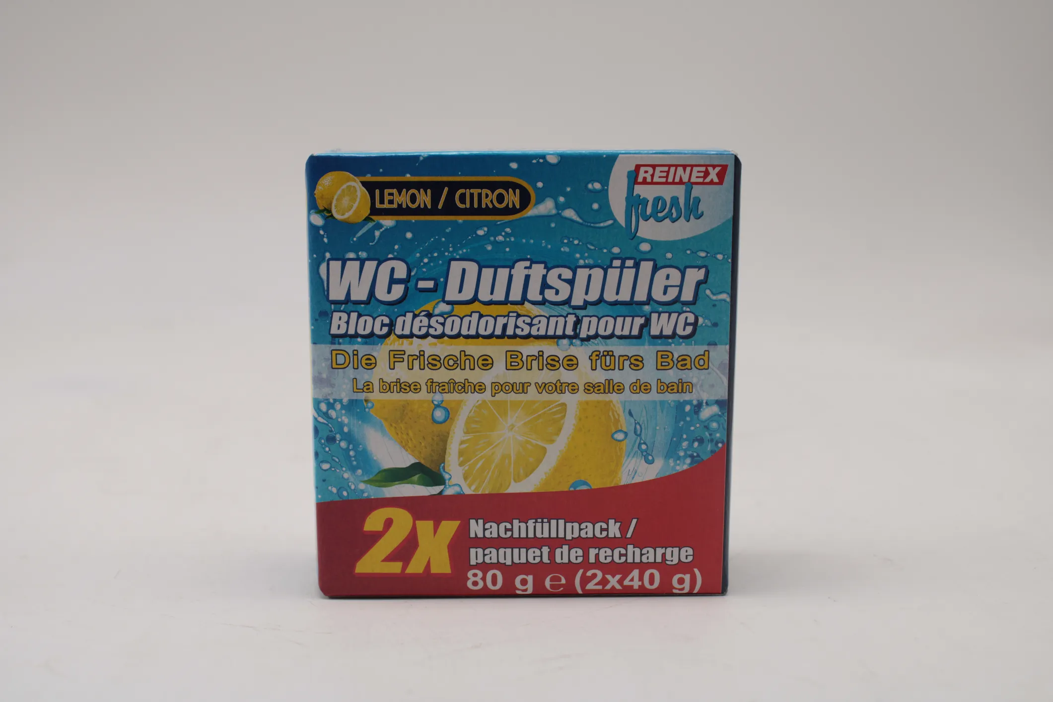 WC-Duftspüler Nachfüllpack 2x40 g Lemon