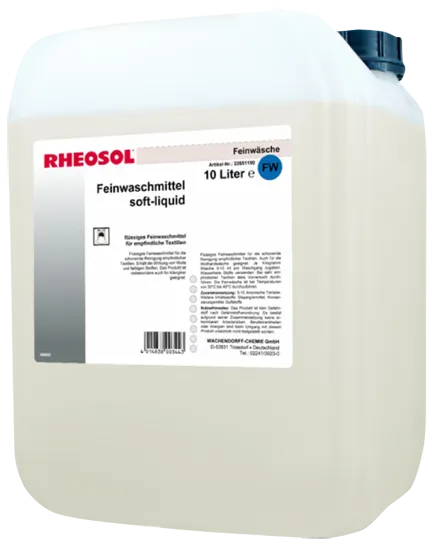RHEOSOL-Feinwaschmittel soft-liquid Kanister 10 Liter