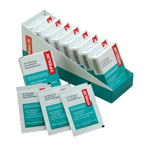 YPSILIN® Wundreinigungstücher 14 x 19 cm  5 Stück in Schacht