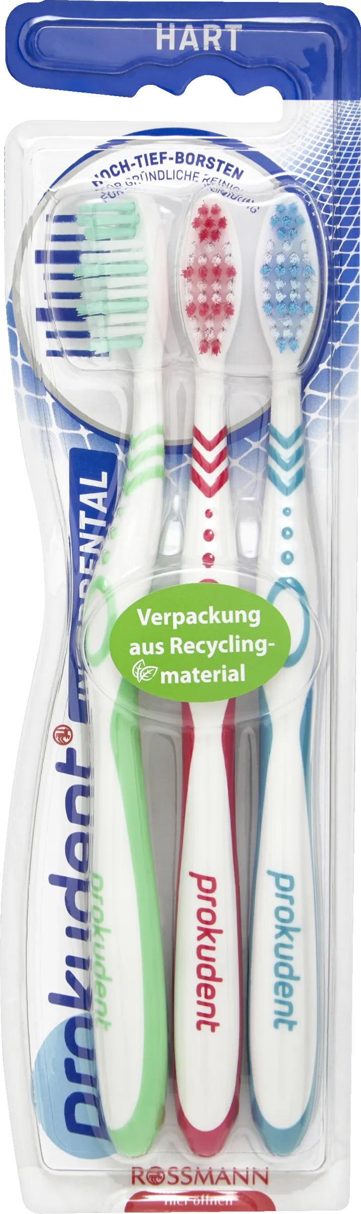 Prokudent interdental Zahnbürste Hart 3 Stk.