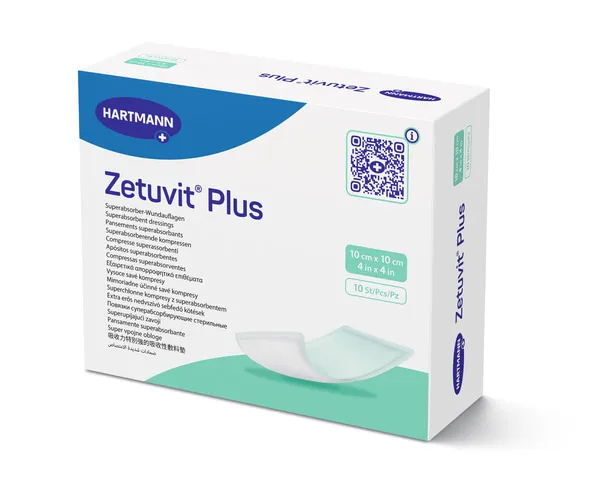 Zetuvit Plus Silicone 12,5x12,5cm