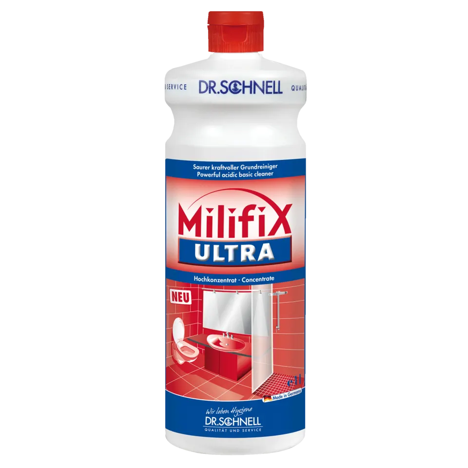 MILIFIX ULTRA Saurer Spezial-Grundreiniger für Industrie-, Bauschluss- und Sanitärraumreinigung