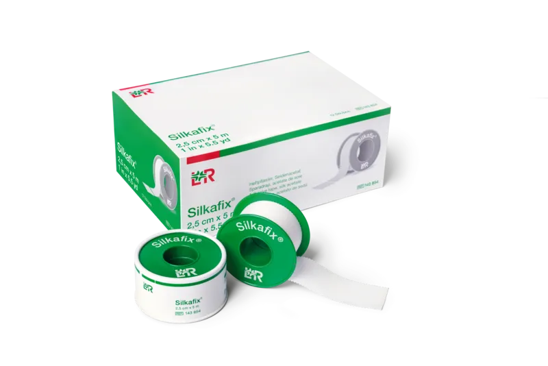 Silkafix Heftpflaster 1,25cmx5m, Schutzring