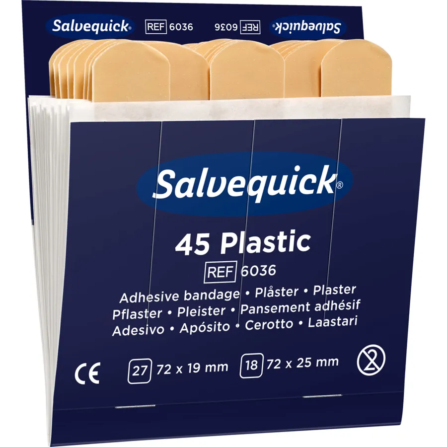 Salvequick®-Refill-Einsatz 6036 Schutzverpackung 45 Pflaster