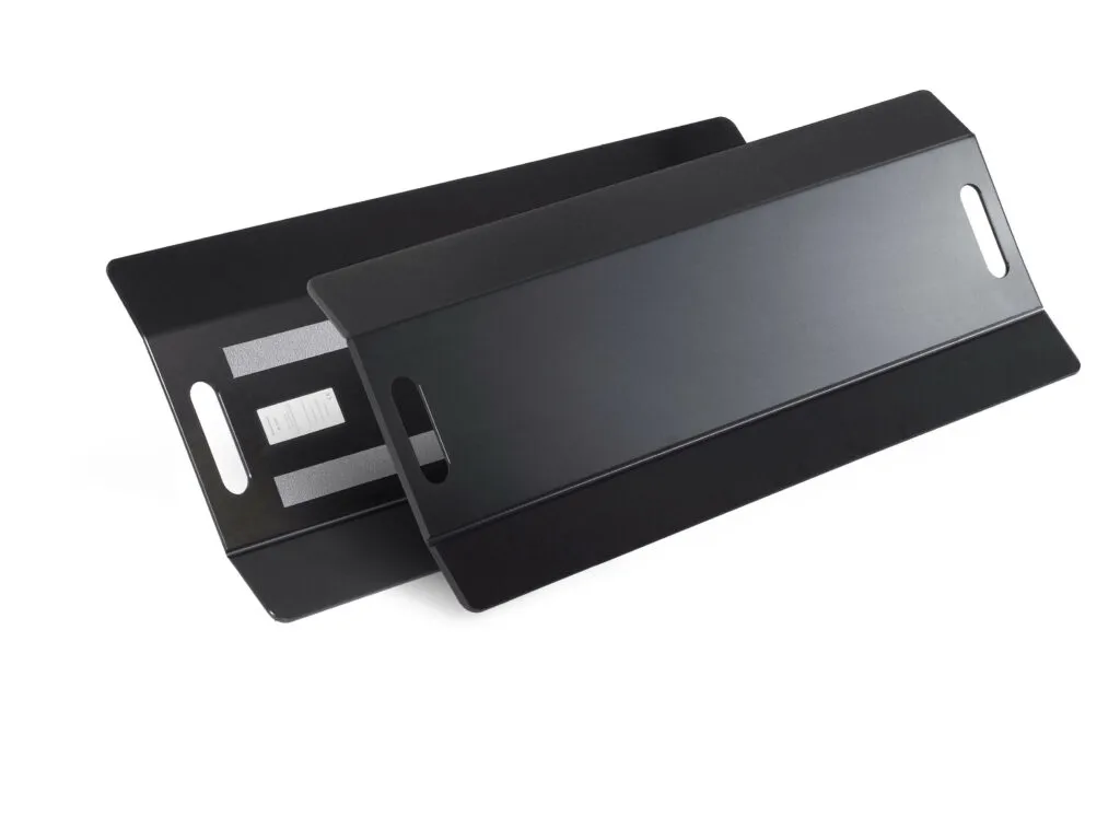 Rutschbrett mit abgerundeten Ecken 740 x 320 mm, schwarz