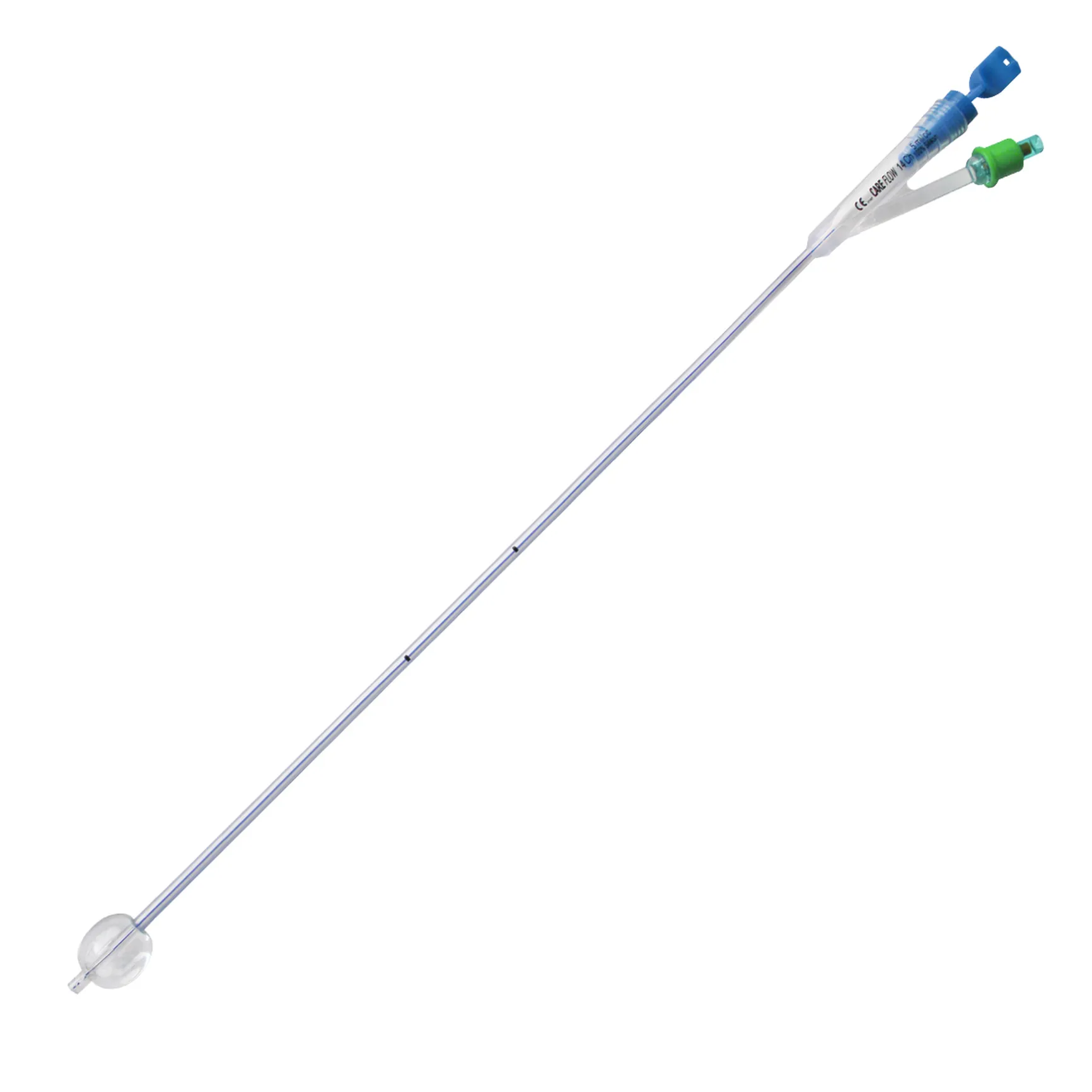 CAREFLOW Suprapubischer integral Silikonballonkatheter CH 12