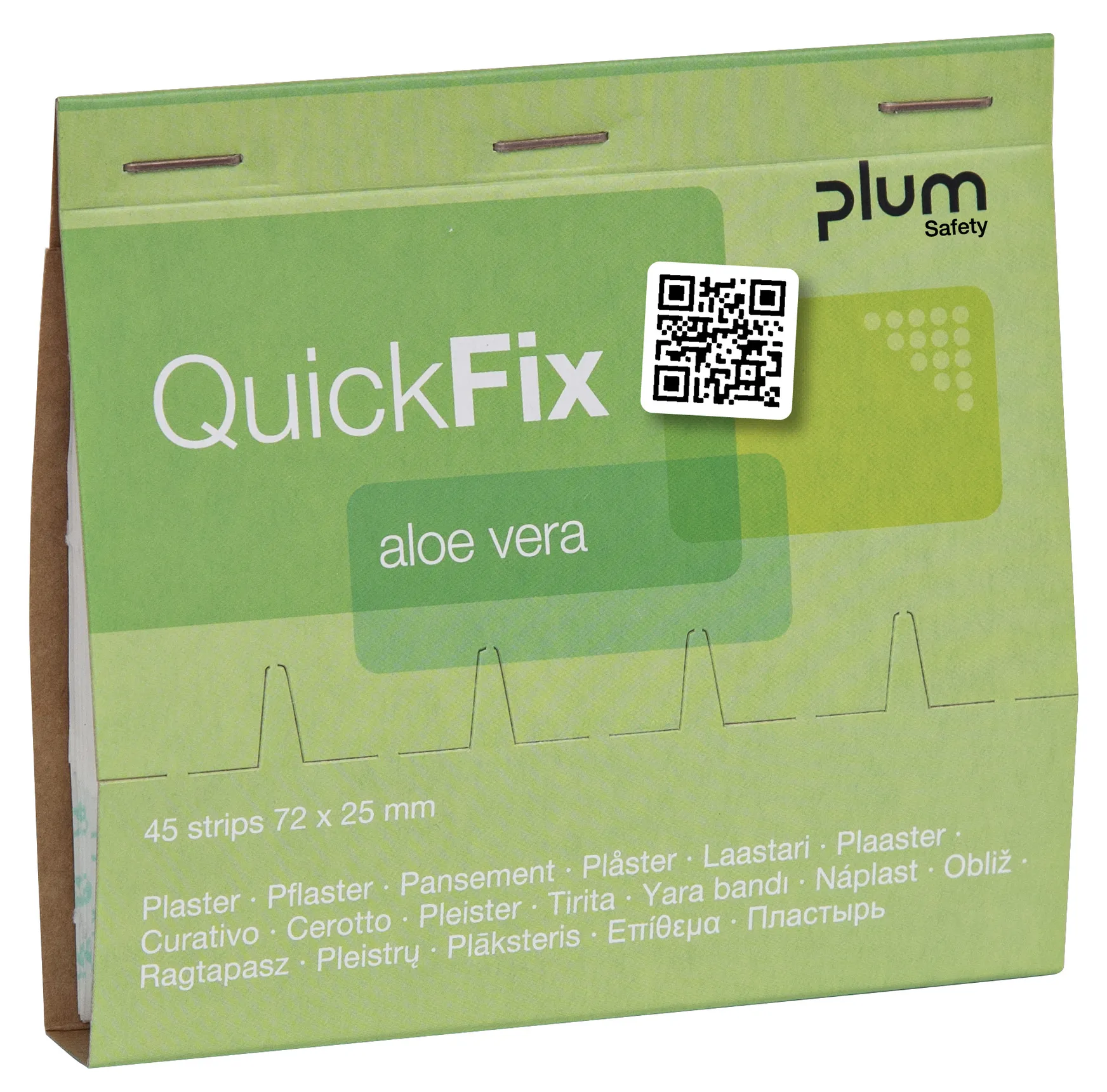 Plum QuickFix Aloe Vera Refill mit 45 Pflasterstrips