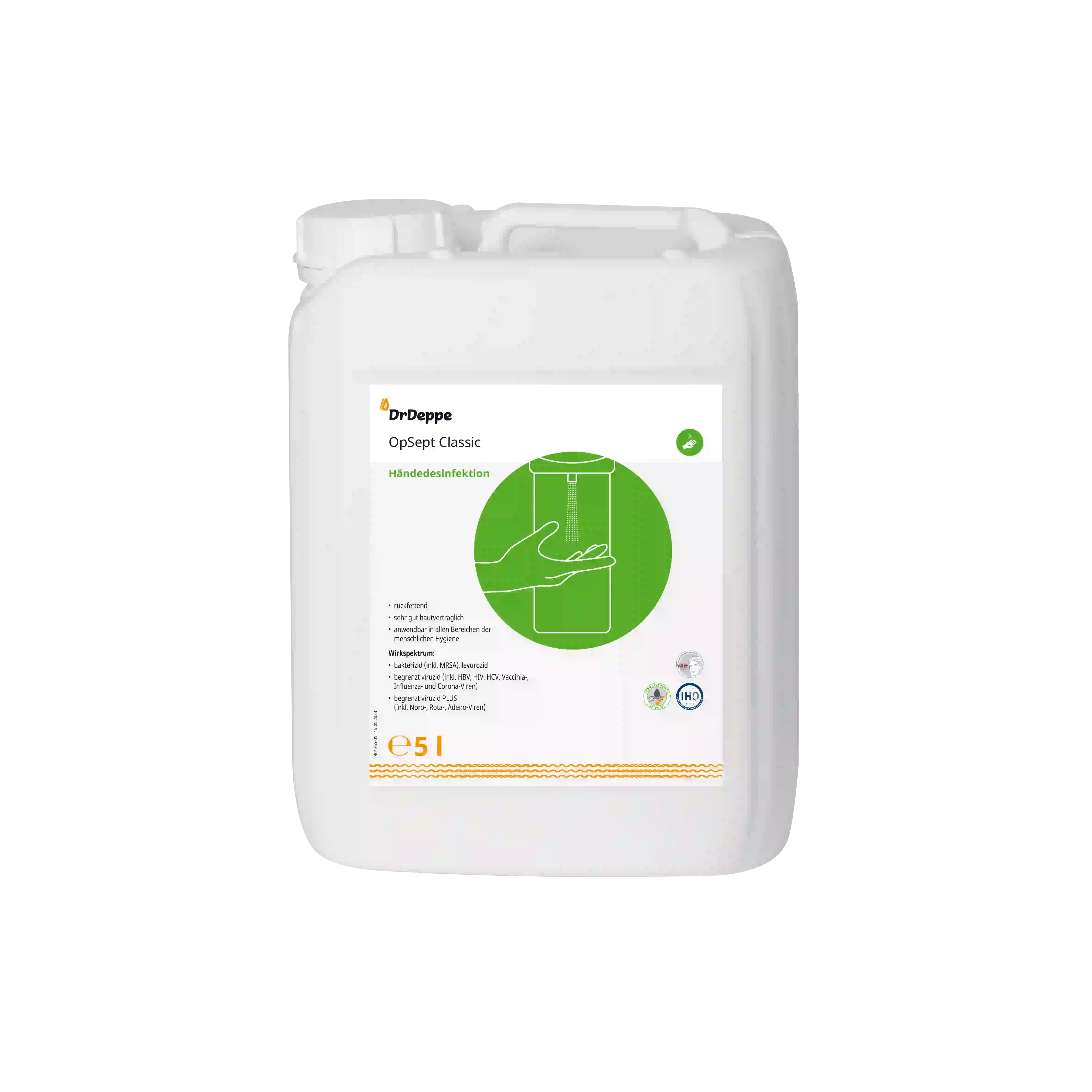DrDeppe OPSept Classic Händedesinfektion 5 L