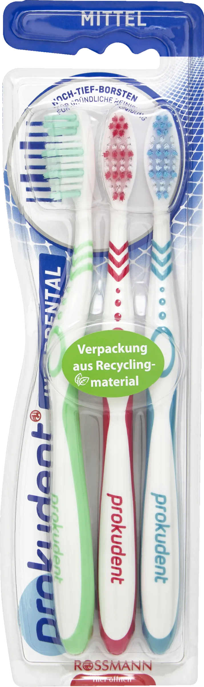Prokudent interdental Zahnbürste Mittel 3 Stk.