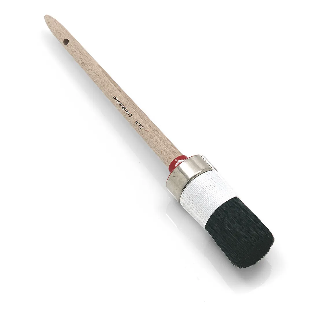 Maler-Ringpinsel hochwertige Schwarze Borstenmischung Gr. 02